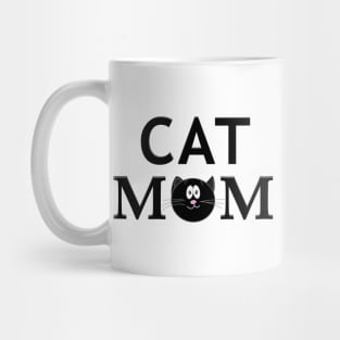 Cat mom text Mug